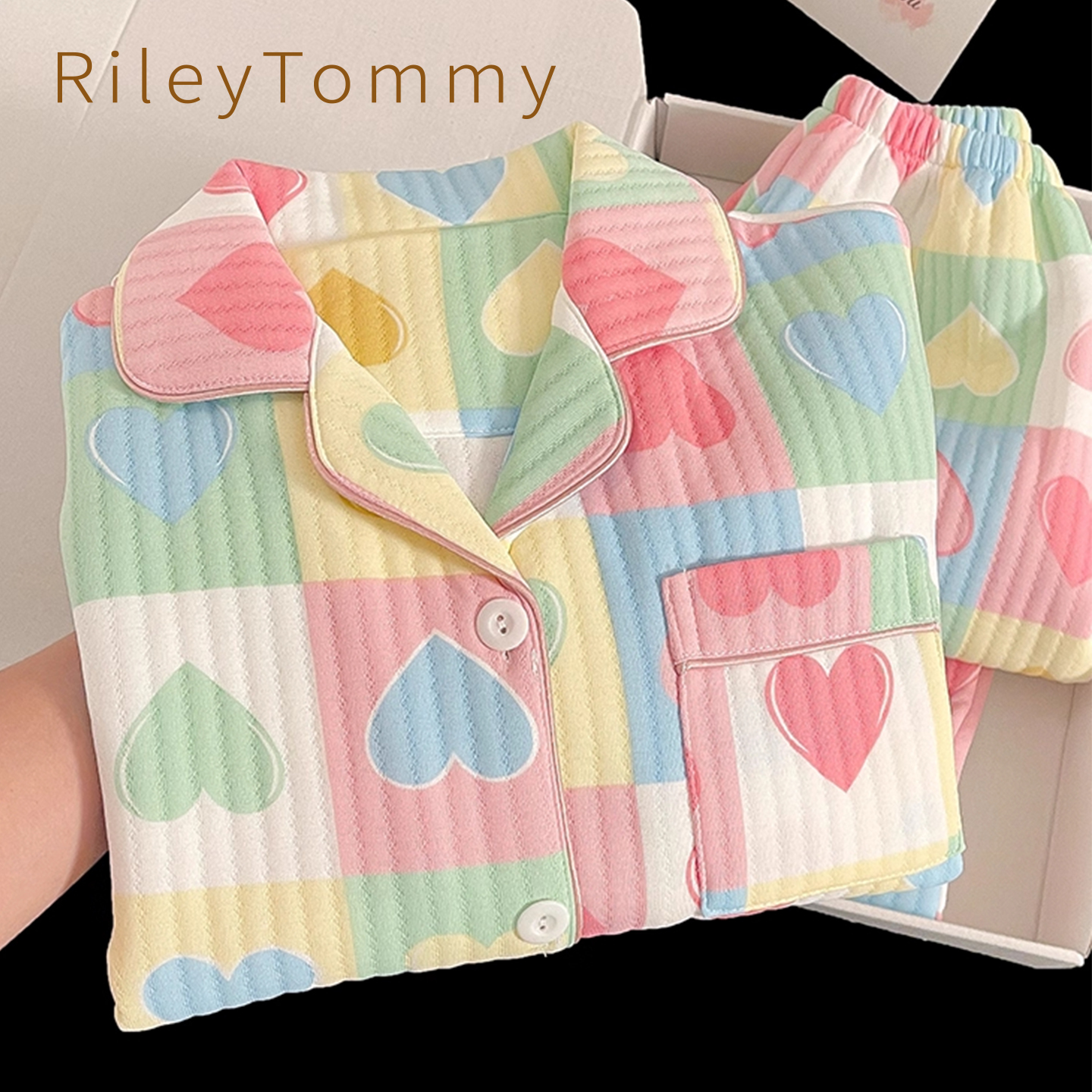 英国RileyTommy女童夹棉款睡衣
