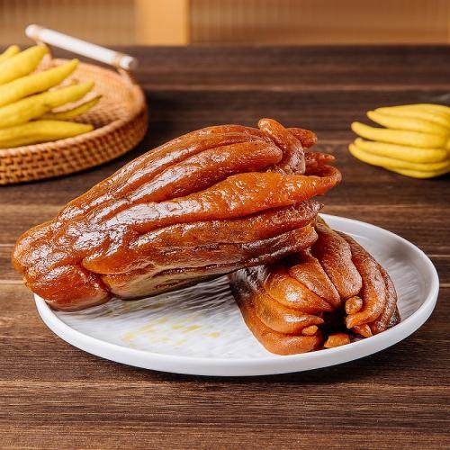 蜜饯佛手柑陈年老香黄橼果脯三宝潮汕特产精致高端潮州菜料理甜品