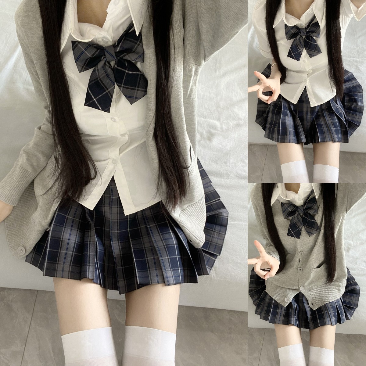 正版JK制服套装短裙外套学院风秋