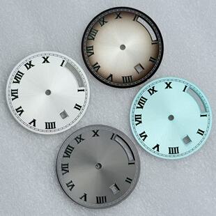 表盘改装字面无字 无夜光绿萝表盘 直径31mm 适装8285机芯