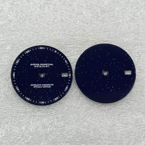 新款28.5mm表盘满天星陶瓷字面 适装NH35机芯表盘手表配件