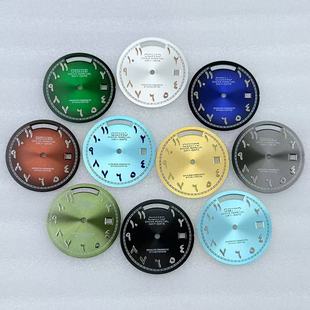 mm表壳 8285机36 30mm表盘改装 字面定制无夜光中东字表盘适合装