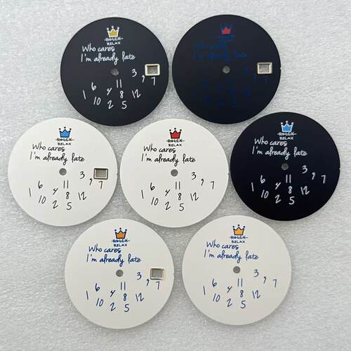 pp鹦鹉螺款改装DIY表盘字面 直径为30.5mm 适合装NH35/8215机芯