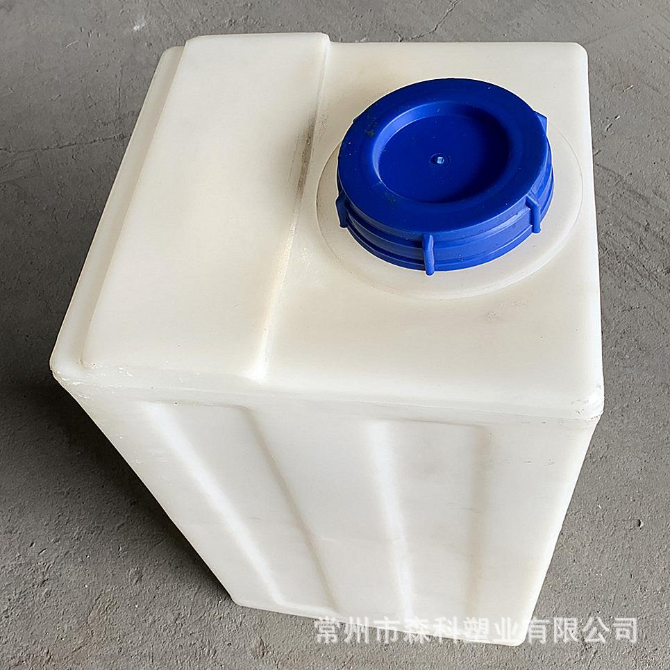 120L方形加药箱方形投药桶PE药剂方桶带刻度方桶车用立式水桶