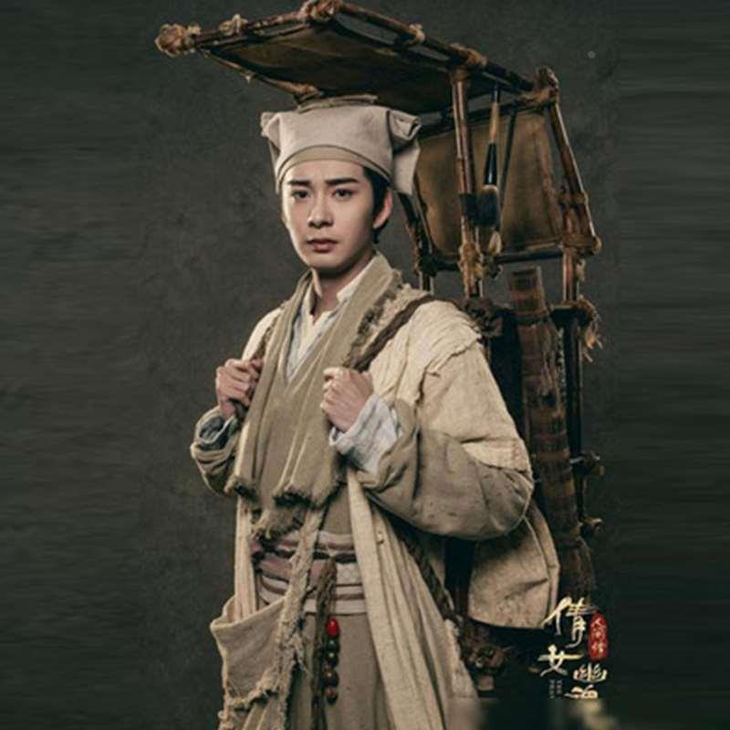 倩女幽魂影视古装宁采臣书生服衣服演出经典舞台装先生秀才棉新品