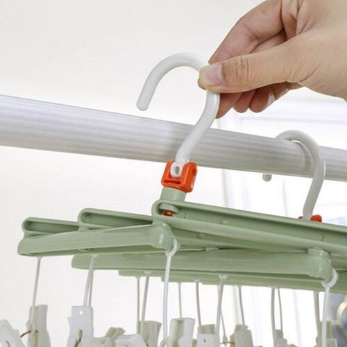 极速Household more clip clothes-horse sun multi-role scalabl