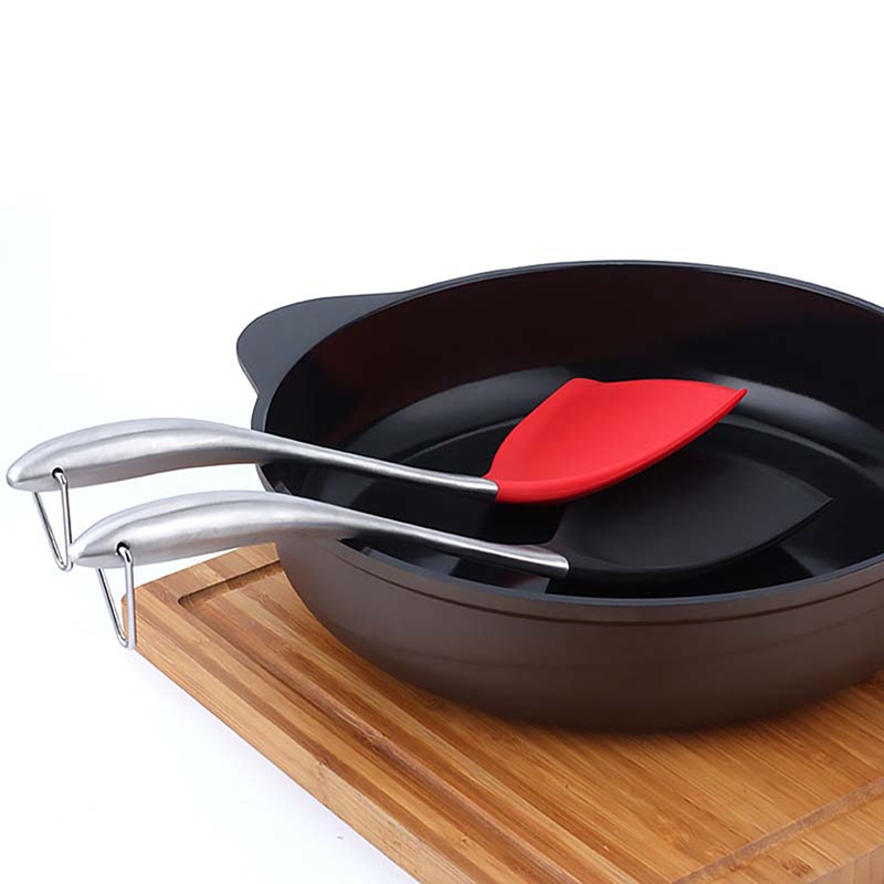 Non-Stick Silicone Cooking Spatula Stainless Steel Handle