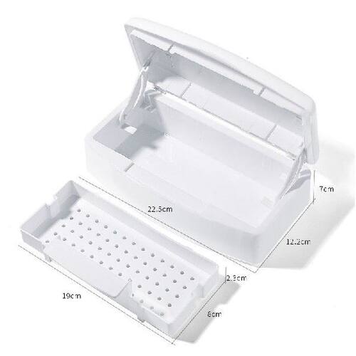好货Sterilizer Tray Box Alcohol Disinfection Box Salon Nail