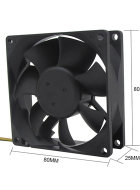 24V 80mm 8cm Cooling Fan 80X80X25 mm 8025 PC Computer Case F