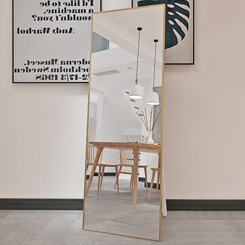 全身镜落地家用女生卧室挂墙宿舍网红立式大镜子立体穿衣试衣镜