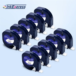 极速10PK 12mm 16952 16951 12267 Tape for DYMO 12267 Label Ta