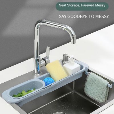 极速Rack For Adjustable Basket Kitchen Soap Dish Supply