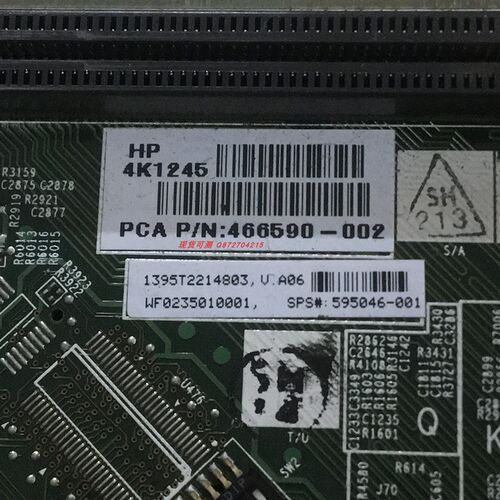 好货原装HP WS460C G6刀片伺服器平台 主板595046-001 466590-002