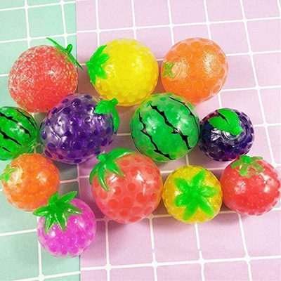 极速Multicolor Strawberry Fruits Ball  Decompression Stress