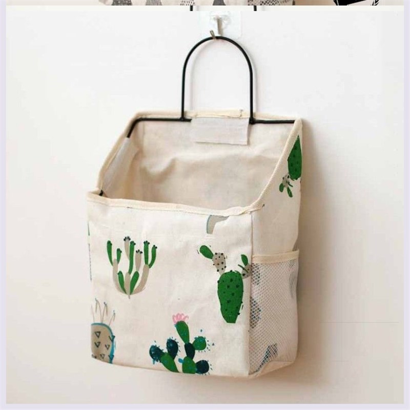 新冰箱收纳挂袋侧边墙挂式布艺收纳挂袋壁挂宿舍墙上储物袋门后浴