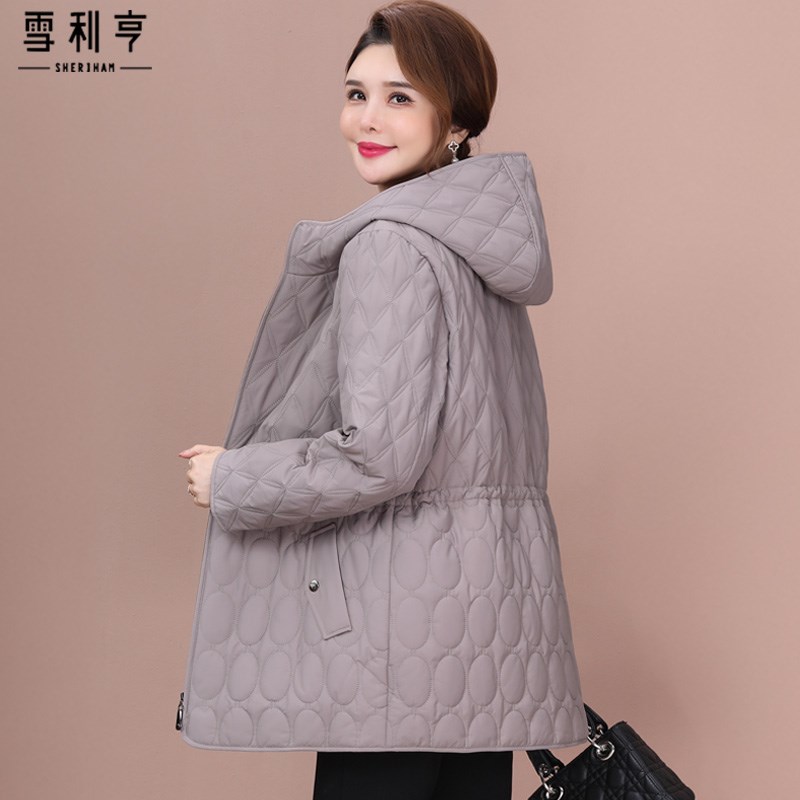 好货中年妈妈冬装棉服连帽洋气2025年新款中老年时尚宽松保暖冬季