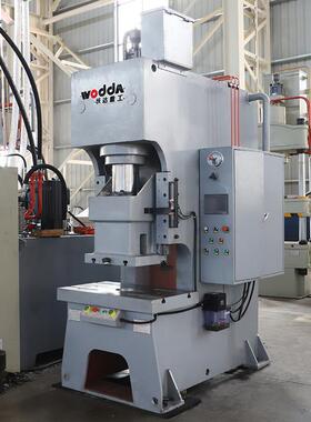 80吨液压冲床钢板冲孔压型C型冲压机80T快速冲压导轨式油压冲床