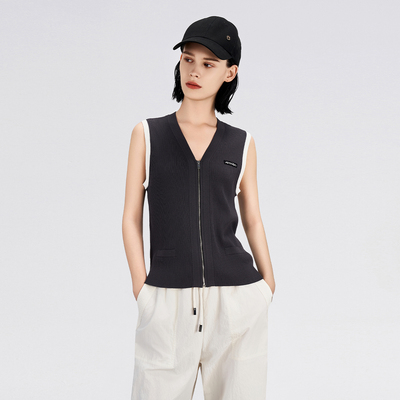 AITU2025夏季新款针织马甲