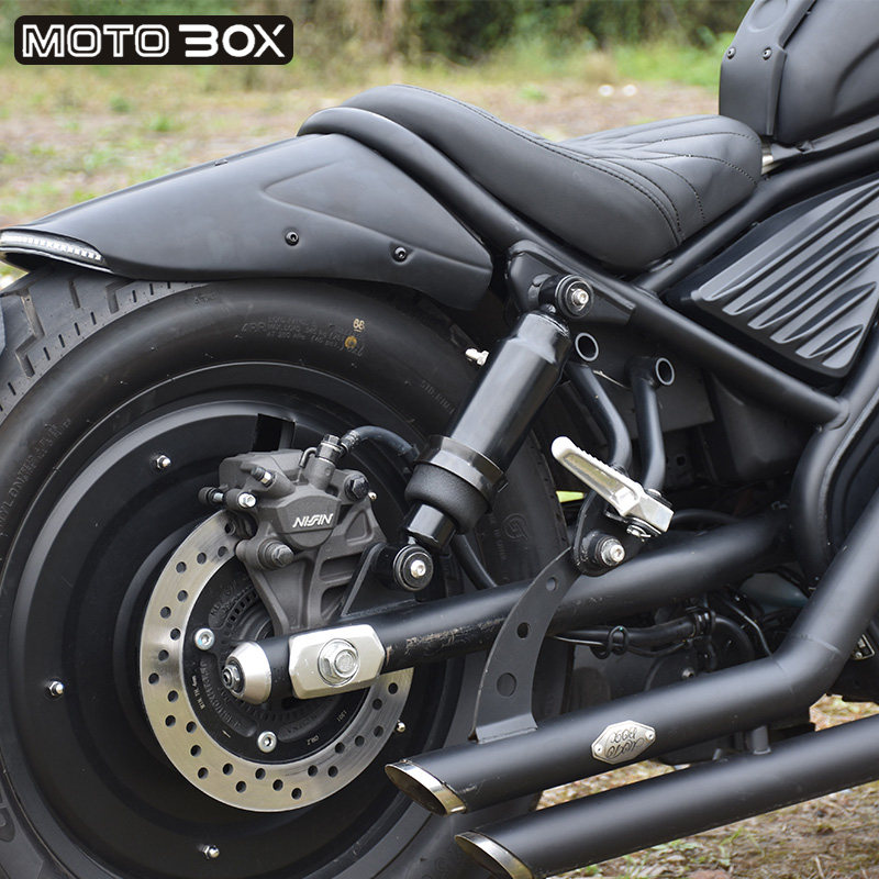 CM300/500改装气动t升降避震空气悬挂黑武士风格摩托车减震器配件