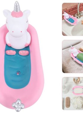 Soap Holder Dish Bathtub Tray Shelf Box Corner Container