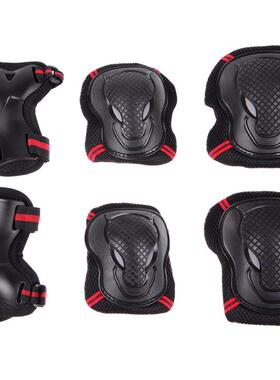 极速6 Pcs/Set Skating Skateboard Roller Blading Elbow Knee W