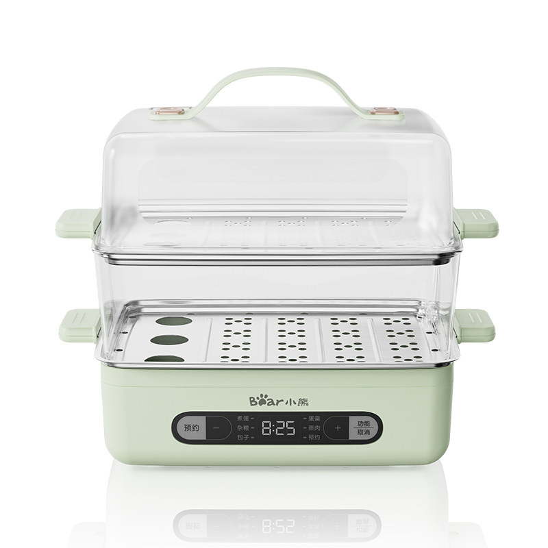 新款预约煮蛋器迷你早餐电蒸锅智能定时蒸蛋器不锈钢家用自动断电