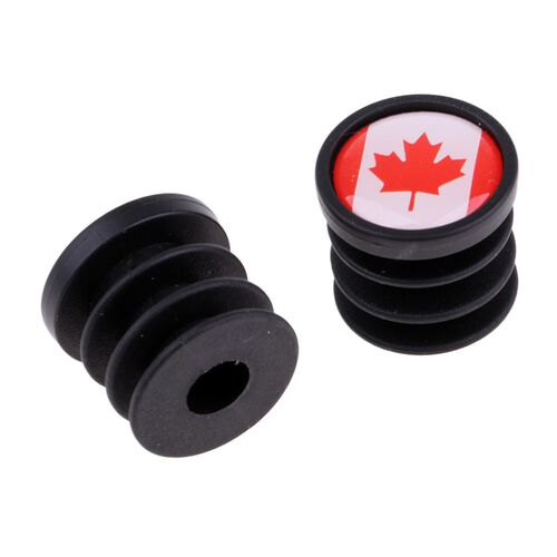 极速1 Pair Bicycle National Flag Handlebar End Plugs For M T