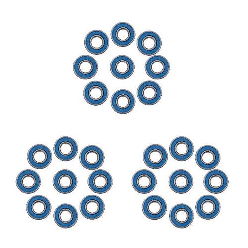 好货30Pcs MR115 2RS Ball Bearings 5X11X4mm for Traxxas Slash