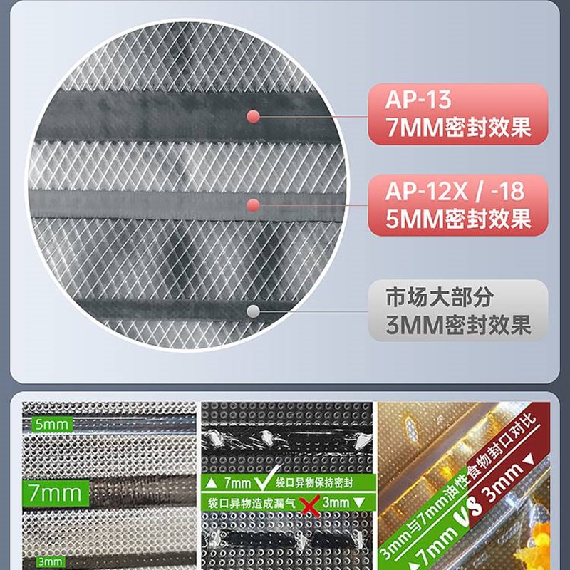 双泵真空保鲜机食品包装机商用全自动大吸力抽真空封口机小型家用