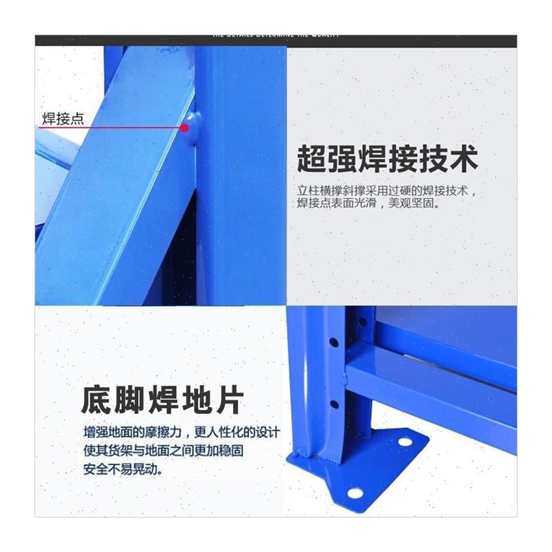 仓储货架超市家用阳台储藏室储物展示置物架落地多层仓库房铁架