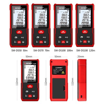 Laser Distance Meter Digital Range Finder 40-120M Laser Rang
