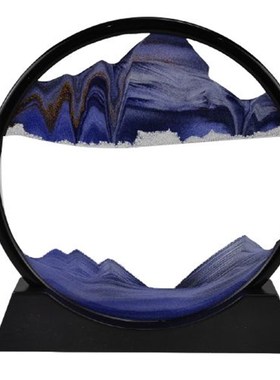 7/12 Inch Sandscape Moving Sand Art Picture 3d Deep Sea In