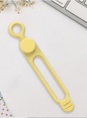 USB Cable Bobbin Winder Straps Silicone Wire Ties Headphone