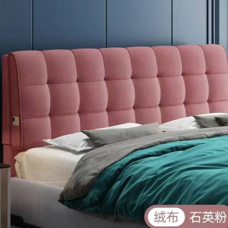 无床头靠软包榻榻米床头板大靠背双人床床头板靠枕布艺拆洗