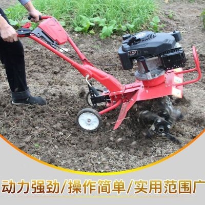 好货隆力达微耕用汽油农用耕地田松A土多功能挖旋地翻土锄耕犁家