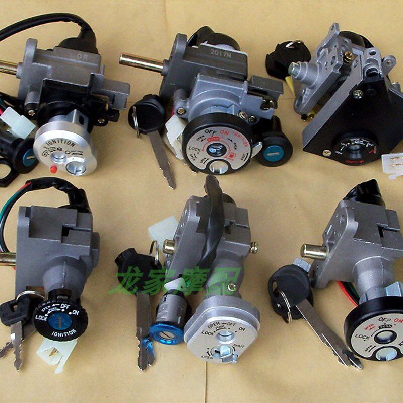 速发格喜巧福三鬼车ZY100花嫁火玩丽鹰迅鹰电门锁套锁车头锁