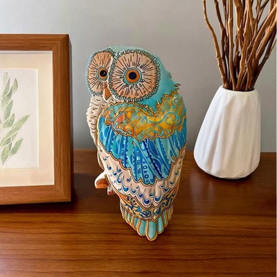 葡萄牙里斯本猫头鹰文创冰箱贴