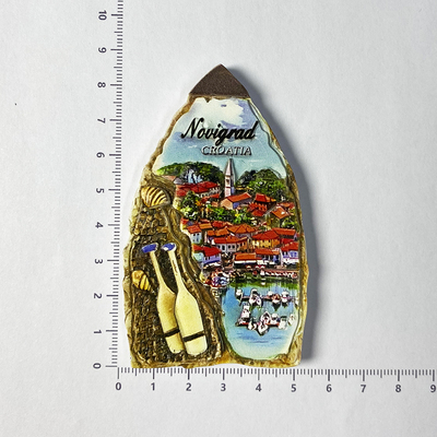 克罗地亚诺维格勒创意弹头装饰品3D冰箱磁铁旅游纪念品冰箱磁性贴