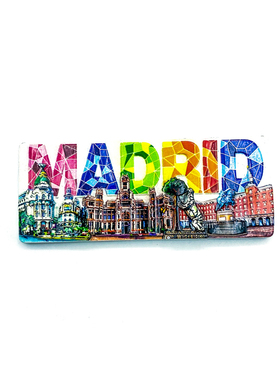 MADRID马德里彩色风景冰箱贴