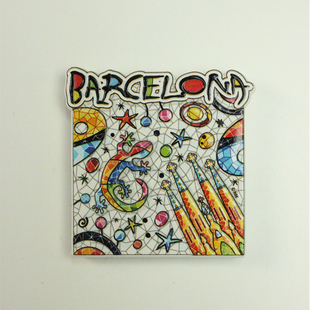 巴塞罗那冰箱贴磁贴个性创意旅游纪念品西班牙文创家居装饰磁吸贴