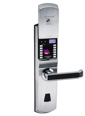 【限量特价】雅洁智能指纹电子防盗门密码锁户外家用AJ1021-01P