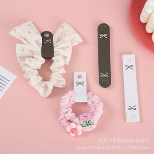 饰品卡纸包装 时尚 可爱气质学生发饰卡头 黑色简约素雅发饰卡纸