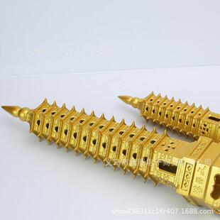 黄铜九层十三层文昌塔纯铜摆件地摊铜器金榜题名高考礼物铜制