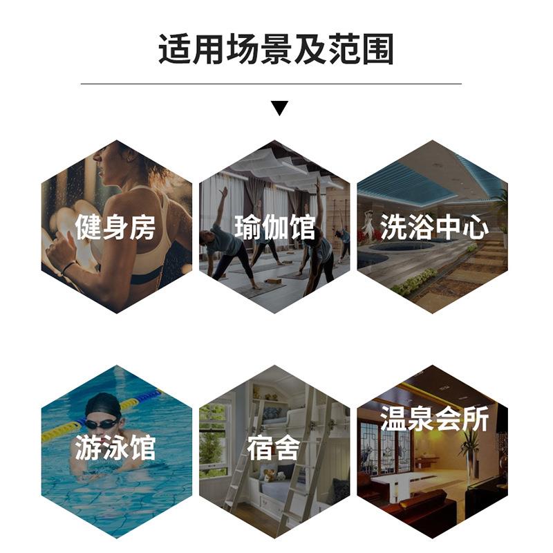 木质健身房更衣柜美发店存包存衣柜美容院瑜伽馆员工储物柜