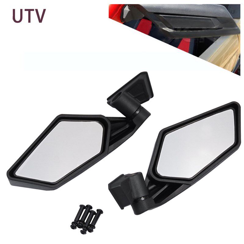 适用摩托车UTV后视镜适合庞巴迪CanAmMaverickX320172018倒车镜