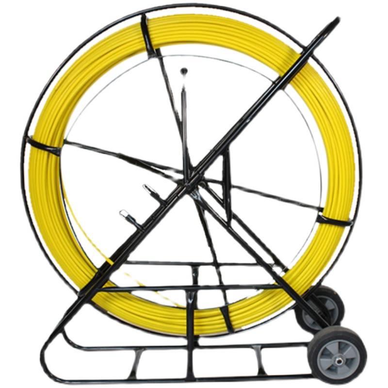 电力施工电缆穿线器12-100米150M管道引线器电工玻璃纤维管道疏通