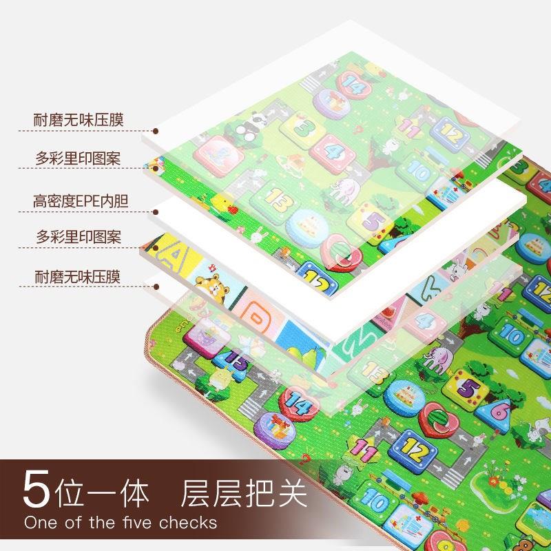 睡觉垫子打地铺儿童宝宝爬行泡沫地垫爬爬垫地毯坐垫隔凉垫铺地