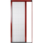 极速定制无轨纱门推拉式 折叠门隐形伸缩铝合金边框防蚊虫纱门帘免