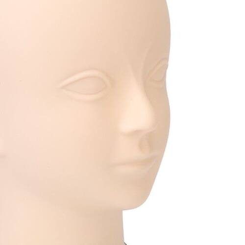 极速Eyelash Mannequin Head Soft Silicone High  Realistic PVC