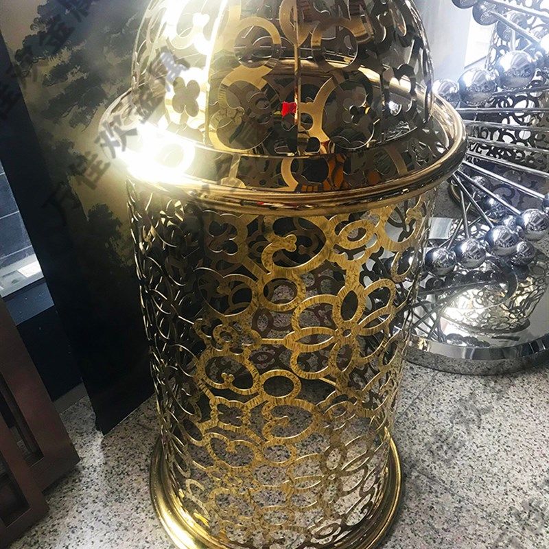 极速不锈钢制品 金属钛金焊接桌脚床头柜拉丝装饰框 架子酒架镂空